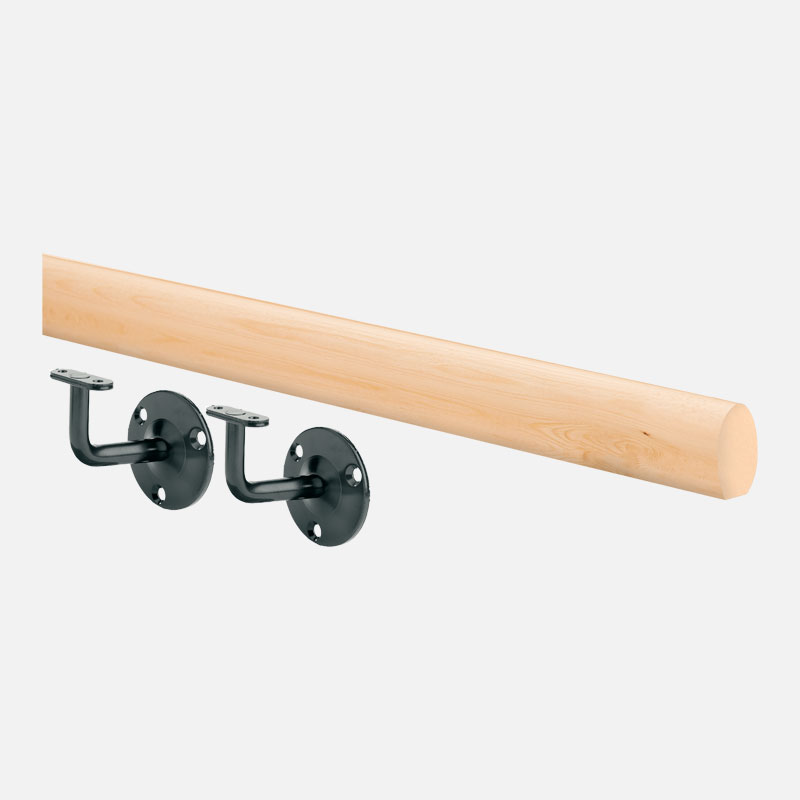 Supports fixations main courante ronde bois - Kordo