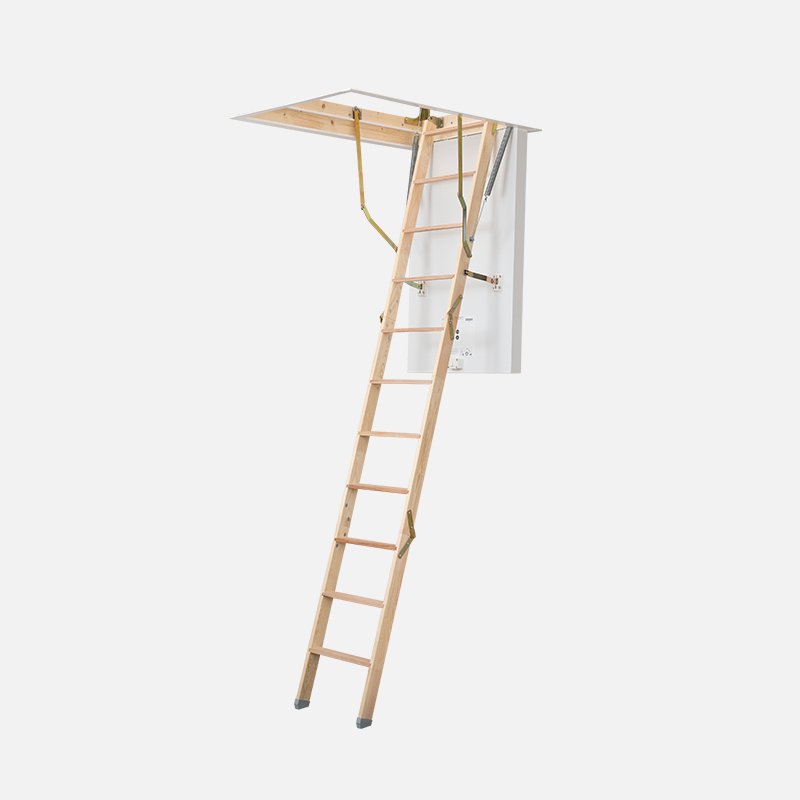 Escalier escamotable bois trappe isolante CLICKFIX 76 - Kordo
