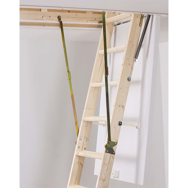 Escalier escamotable bois déplié CLICKFIX 36 - Kordo