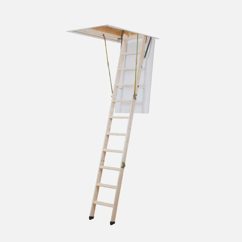 Escalier escamotable bois trappe isolante CLICKFIX 36 - Kordo