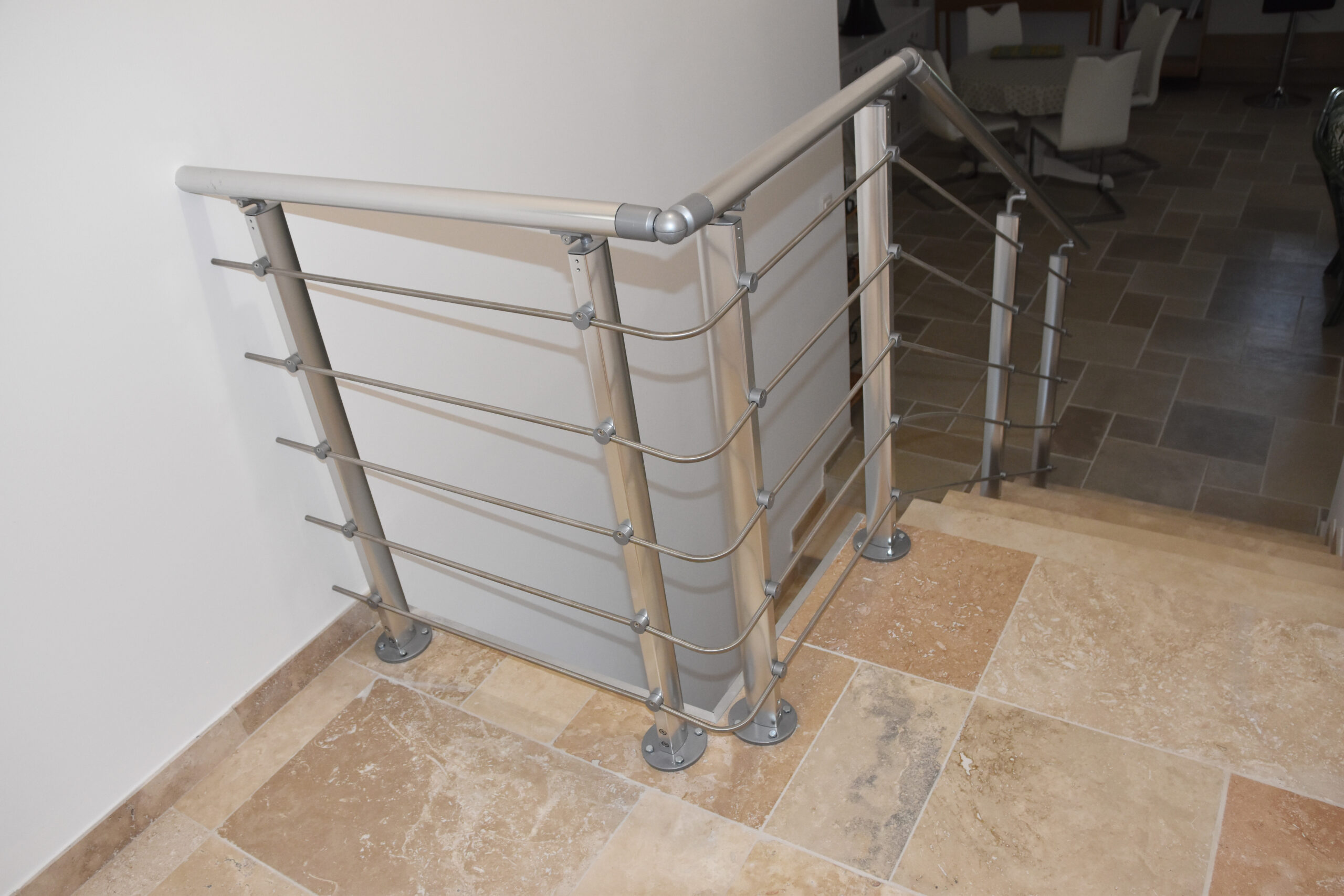 Garde corps aluminium intérieur escalier INOLINE - Kordo